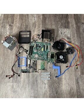 Dell Dimension 9100 Parts Bundle OEM Motherboard 4GB RAM 375W PSU Heatsink Fans